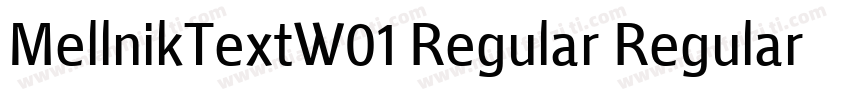 MellnikTextW01 Regular Regular字体转换
